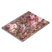 De heldere lentekleur van kersenbloesem notitieboek (Linkerzijde)