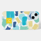 De Heldere Slagen van de Borstel van de Waterverf  Case-Mate iPhone Case (Achterkant (horizontaal))