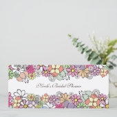 De heldere Uitnodiging van het Vrijgezellenfeest (Staand voorkant)