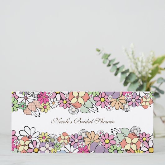 De heldere Uitnodiging van het Vrijgezellenfeest (Staand voorkant)