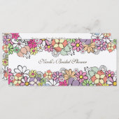 De heldere Uitnodiging van het Vrijgezellenfeest (Voorkant / Achterkant)