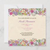 De heldere Uitnodiging van het Vrijgezellenfeest (Achterkant)