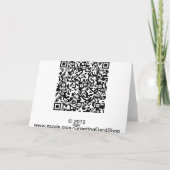 De heldere Vrolijke Kerstkaart van Bomen Feestdagen Kaart (Achterkant)