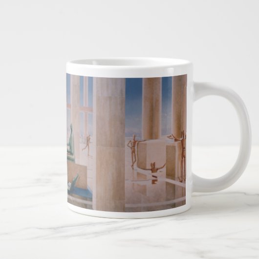 De helderheid van het bankwezen 1989 grote koffiekop (Rechts)