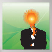 De helderste lamp in de afvalbak poster (Voorkant)