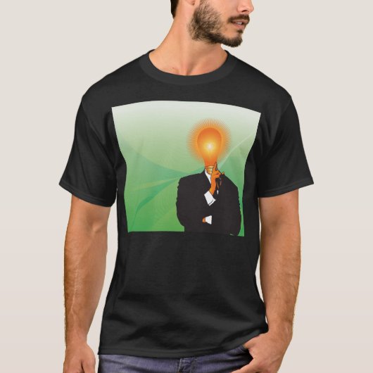 De helderste lamp in de afvalbak t-shirt (Voorkant)
