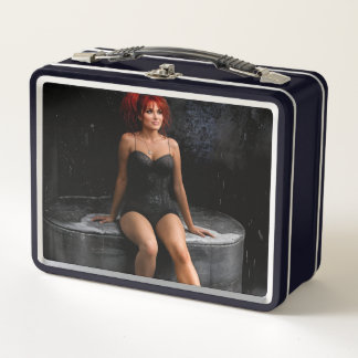 De helderste plek metalen lunchbox