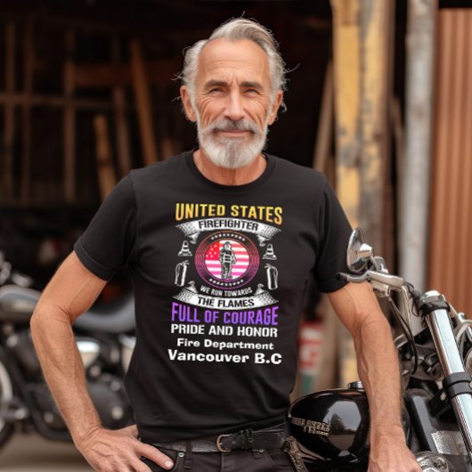 De heldhaftige geest van een brandweerman t-shirt