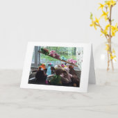 DE HELE BENDE IS ZO BLIJ OP JE *16E VERJAARDAG* KAART (Gele Bloem)