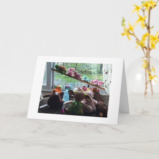 DE HELE BENDE IS ZO BLIJ OP JE *16E VERJAARDAG* KAART (Gele Bloem)