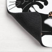 De hele dag achter die muis aan? muismat (Hoek)