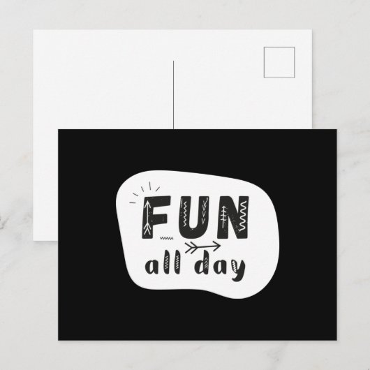 De hele dag briefkaart (Voorkant / Achterkant)