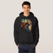 De hele dag comfort: zwarte hoodie voor jongens" (Voorkant volledig)