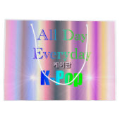 De hele dag dagelijkse K-Pop Groot Cadeauzakje (Achterkant)