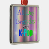 De hele dag dagelijkse K-Pop Metalen Ornament (Rechts)
