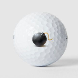 De hele dag door bommen met deze bommen-logo golfb golfballen