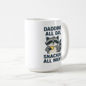 De hele dag eten, de hele nacht snacken koffiemok (Voorkant rechts)