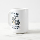 De hele dag eten, de hele nacht snacken koffiemok (Voorkant links)