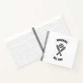De hele dag honkbal notitieboek (Binnen)