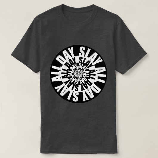 De hele dag leggen t-shirt (Design voorkant)