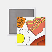 De hele dag ontbijt magneet (Voorkant / Achterkant)