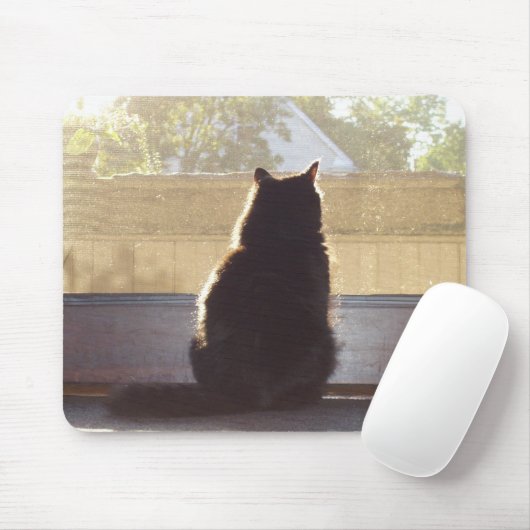 De hele dag op uw scherm muismat (Met muis)