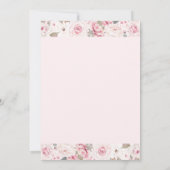 De hele dag roze roze roze virtuele trouwuitnodigi save the date (Achterkant)