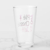 De hele dag spelen, kussen, jete ~ balletontwerp glas (Achterkant)