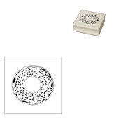 De hele donut rubberstempel (Gestempeld)