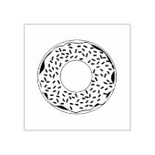 De hele donut rubberstempel (Afrduk)