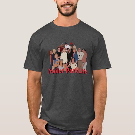 De hele groep vrienden t-shirt (Voorkant)