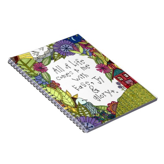 De hele levenscyclus komt voor me met EJG-laptop Notitieboek (Rechterzijde)