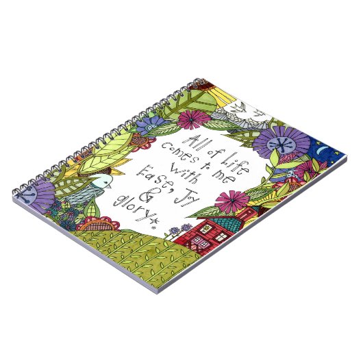 De hele levenscyclus komt voor me met EJG-laptop Notitieboek (Linkerzijde)