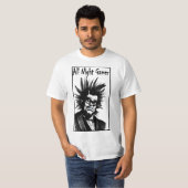 De hele nacht gamer t-shirt (Voorkant volledig)