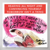 De hele nacht lezen poster (Voorkant)