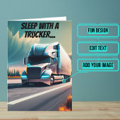 De hele nacht rijden met vrachtwagenchauffeur Grap Kaart