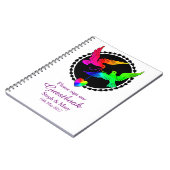 De hele Rainbow Lesbian Wedding Guestbook Notitieboek (Linkerzijde)