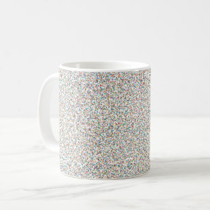 De hele regenboogkleurige gespikkelde Stippen Koffiemok
