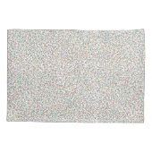 De hele regenboogkleurige gespikkelde Stippen Kussensloop (Achterkant)