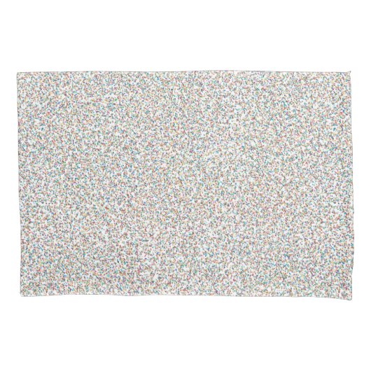 De hele regenboogkleurige gespikkelde Stippen Kussensloop (Voorkant)