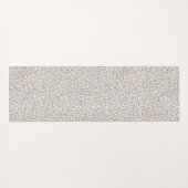 De hele regenboogkleurige gespikkelde Stippen Yogamat (Achterkant (horizontaal))