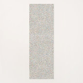 De hele regenboogkleurige gespikkelde Stippen Yogamat (Voorkant)