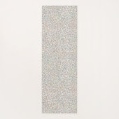 De hele regenboogkleurige gespikkelde Stippen Yogamat (Achterkant)