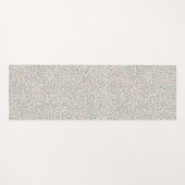 De hele regenboogkleurige gespikkelde Stippen Yogamat (Voorkant (horizontaal))