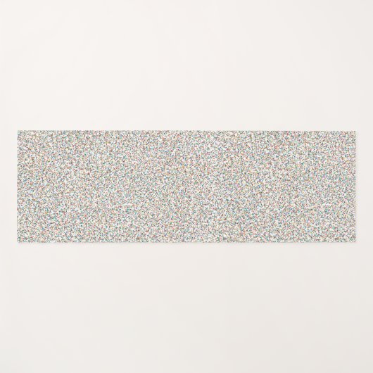 De hele regenboogkleurige gespikkelde Stippen Yogamat (Voorkant (horizontaal))