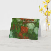 De hele tijd aan je denken kaart (Gele Bloem)