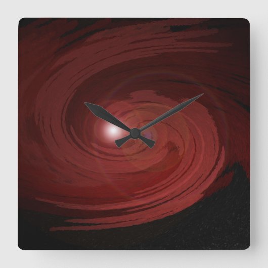 de hele tijd is de klok abstract (Voorkant)