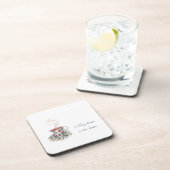 De hele tijd is de theetijd Tea Slogan Quote  Cup Bier Onderzetter (Rechterzijde)