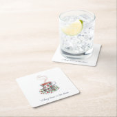 De hele tijd is de theetijd Tea Slogan Quote Cup Kartonnen Onderzetters (Insitu)