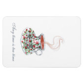 De hele tijd is de theetijd Tea Slogan Quote Cup Magneet (Horizontaal)